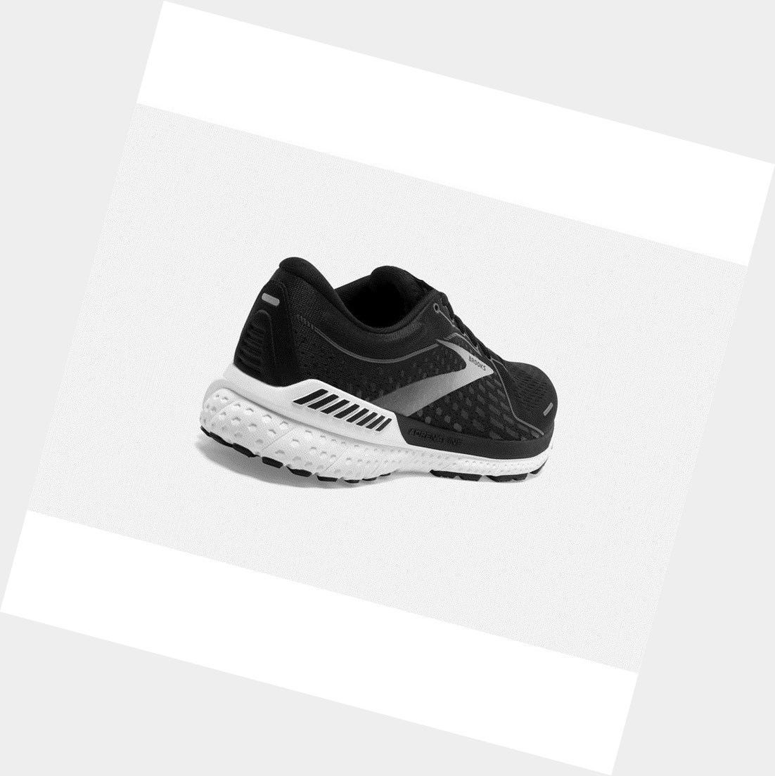 Scarpe da Passeggio Uomo Brooks Adrenaline GTS 21 Nere Bianche | JOAEYH-614