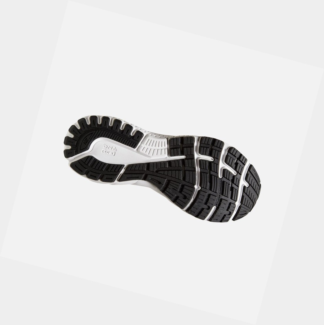 Scarpe da Passeggio Uomo Brooks Adrenaline GTS 21 Bianche Nere Arancioni | OHPUAT-876