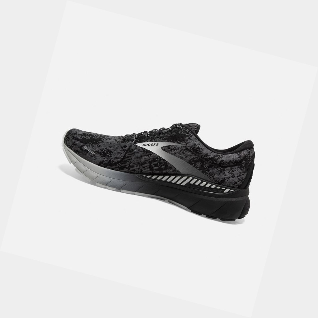 Scarpe da Passeggio Uomo Brooks Adrenaline GTS 21 Nere Grigie | OIJVQY-102