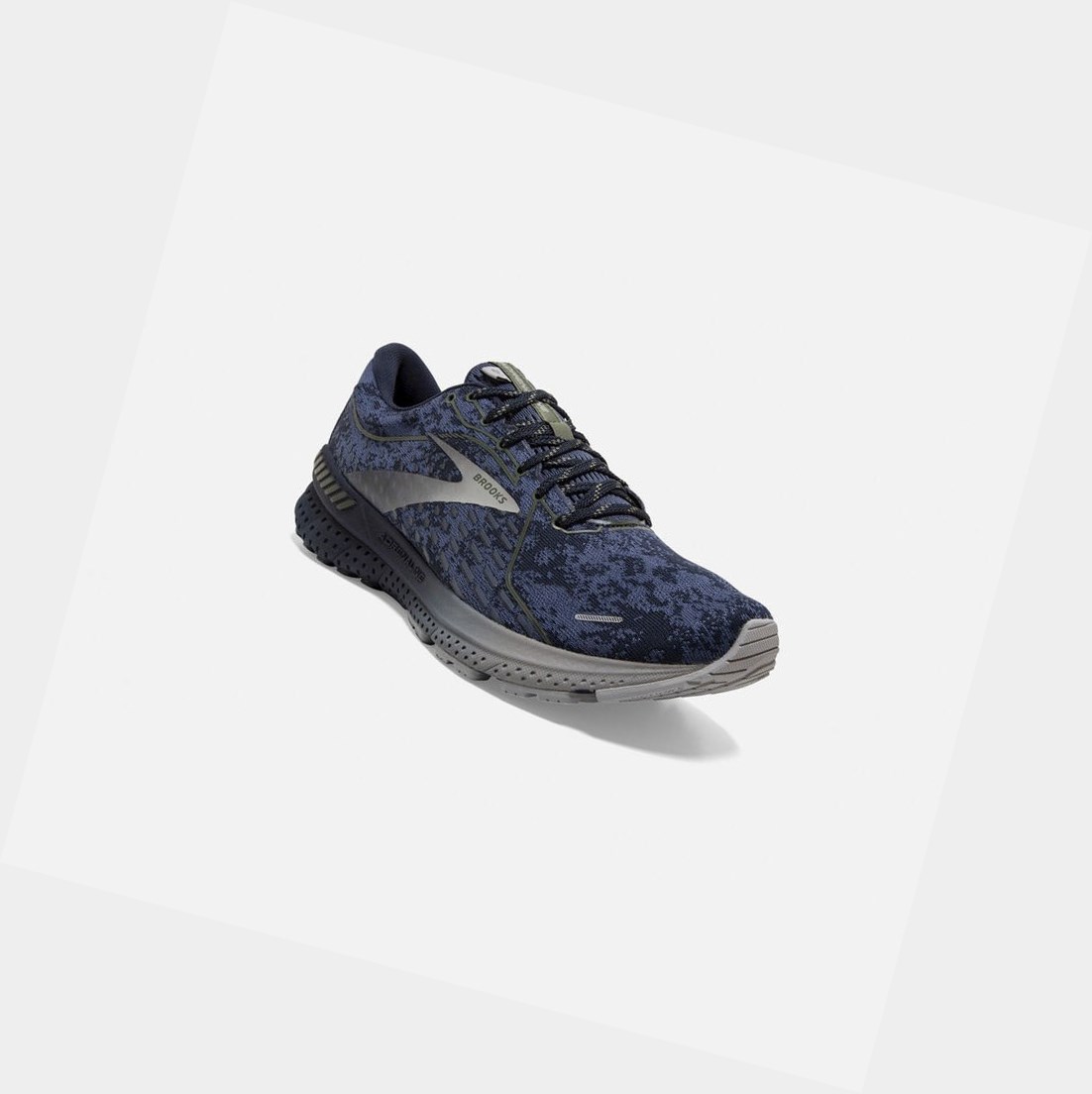 Scarpe da Passeggio Uomo Brooks Adrenaline GTS 21 Blu Marino Grigie | PFDSTK-240