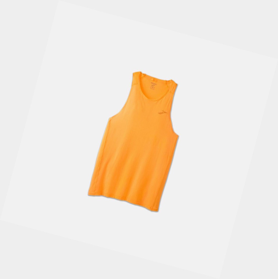 Top Uomo Brooks Atmosphere Singlet Arancioni | NPQGMT-374