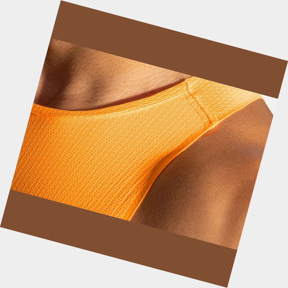Top Uomo Brooks Atmosphere Singlet Arancioni | NPQGMT-374
