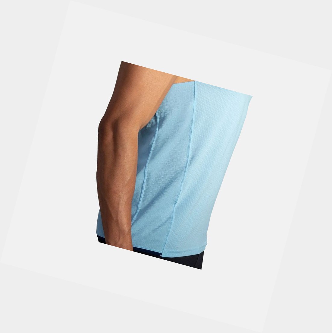 Top Uomo Brooks Atmosphere Singlet Blu Marino | JAXVNK-192