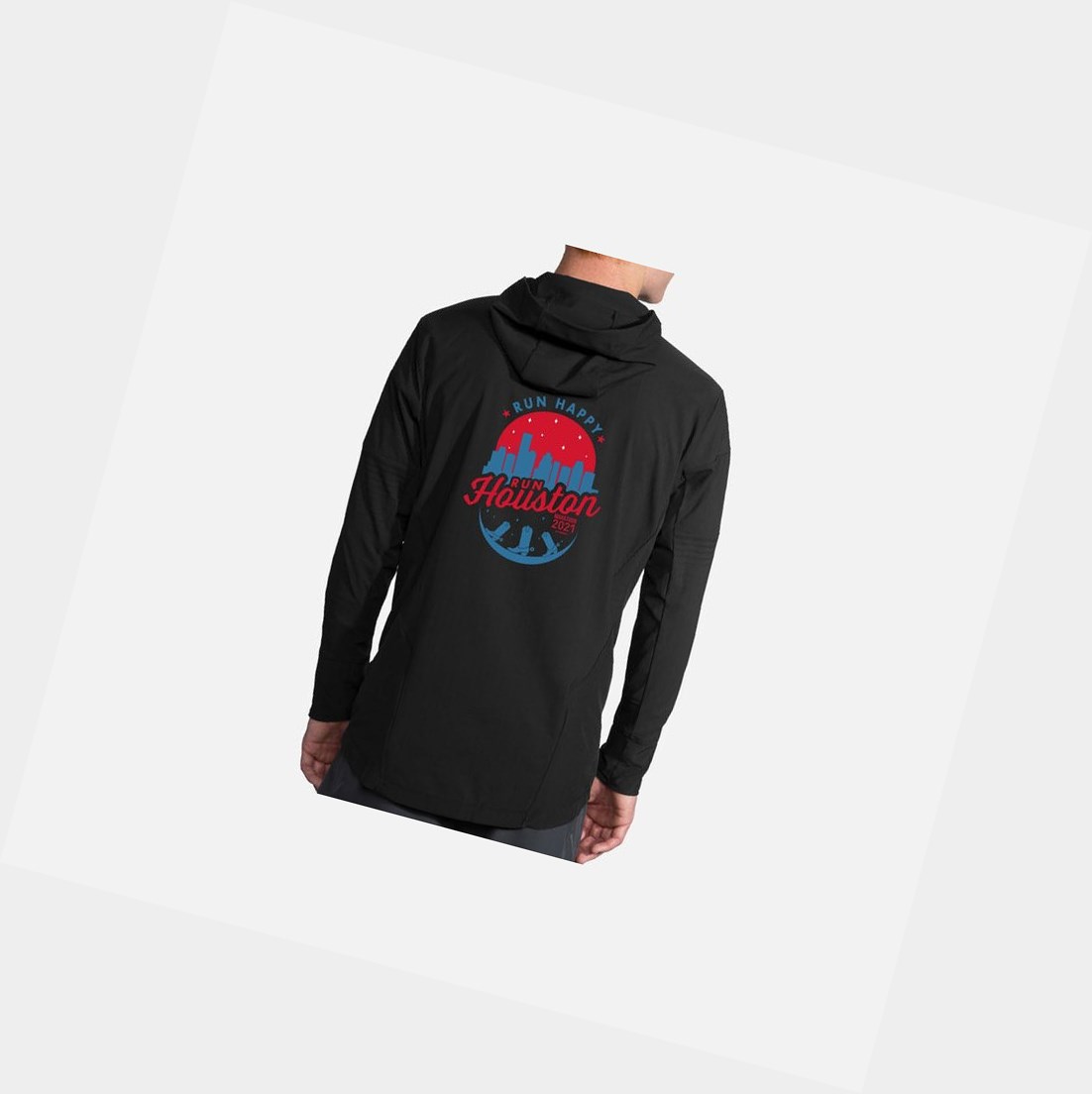 Top Uomo Brooks Canopy Nere | OTSJXR-319